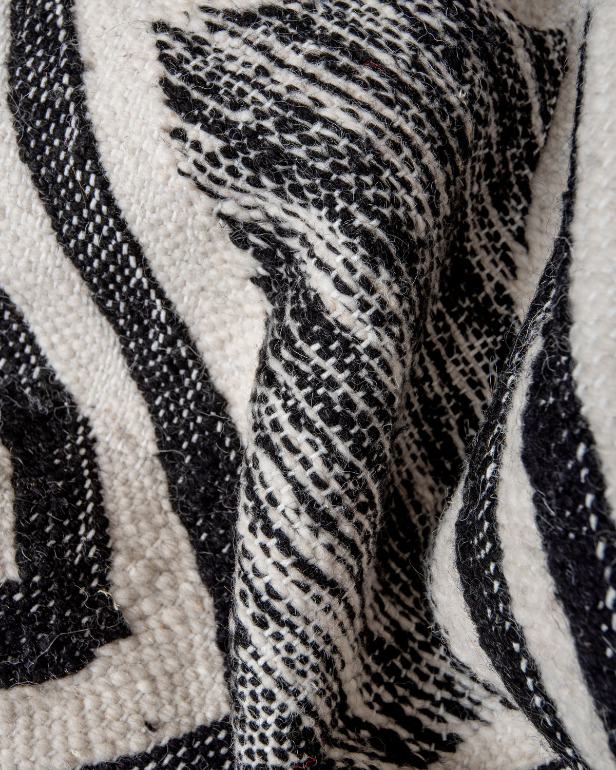 Modern, designer, handcrafted Berber rug from Morocco. Vintage Kelim carpet with beautiful designs and robust flat weave out of wool.